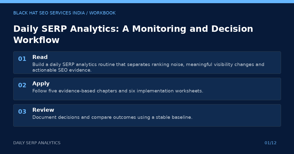 Daily SERP Analytics: A Monitoring and Decision Workflow